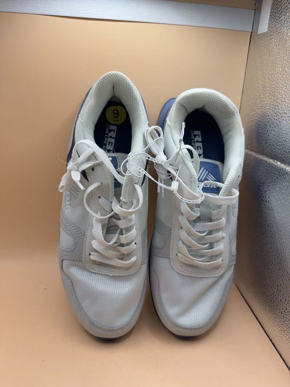 RBX X-Foam Men's Size 9 Athletic Running Shoes White Blue